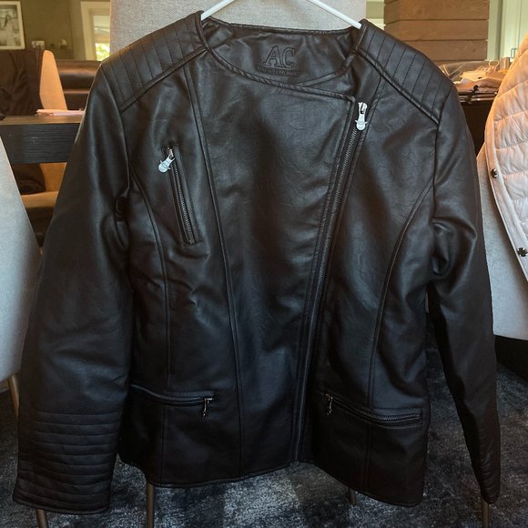 Ac Luxury Collection Jackets Coats Ac Luxury Collection Faux Leather Jacket Poshmark